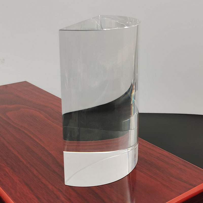 高精度半圆柱镜半圆柱玻璃透镜石英柱面镜舞台透镜光学柱面镜