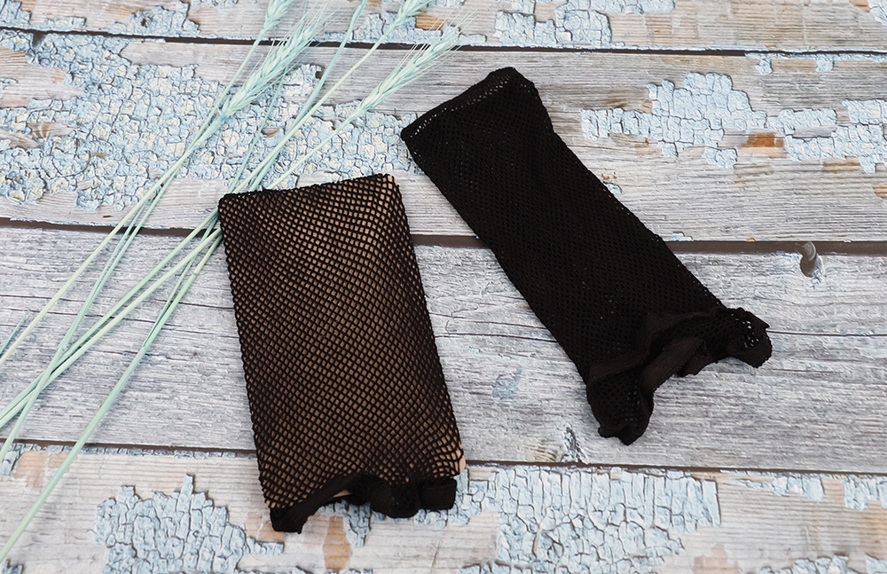 【厂家直销】高弹性网格假发发网 加长隐形头套发网 两头通发兜