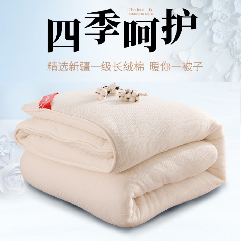 Xinjiang Cotton Quilt Inner Quilt Cushion Cotton Quilt Thickened Dormitory Students Bedding Factory Direct Supply Wholesale Order