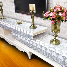 金色防水电视柜桌布鞋柜盖布长方形台布茶几客厅条几简约装饰欧式