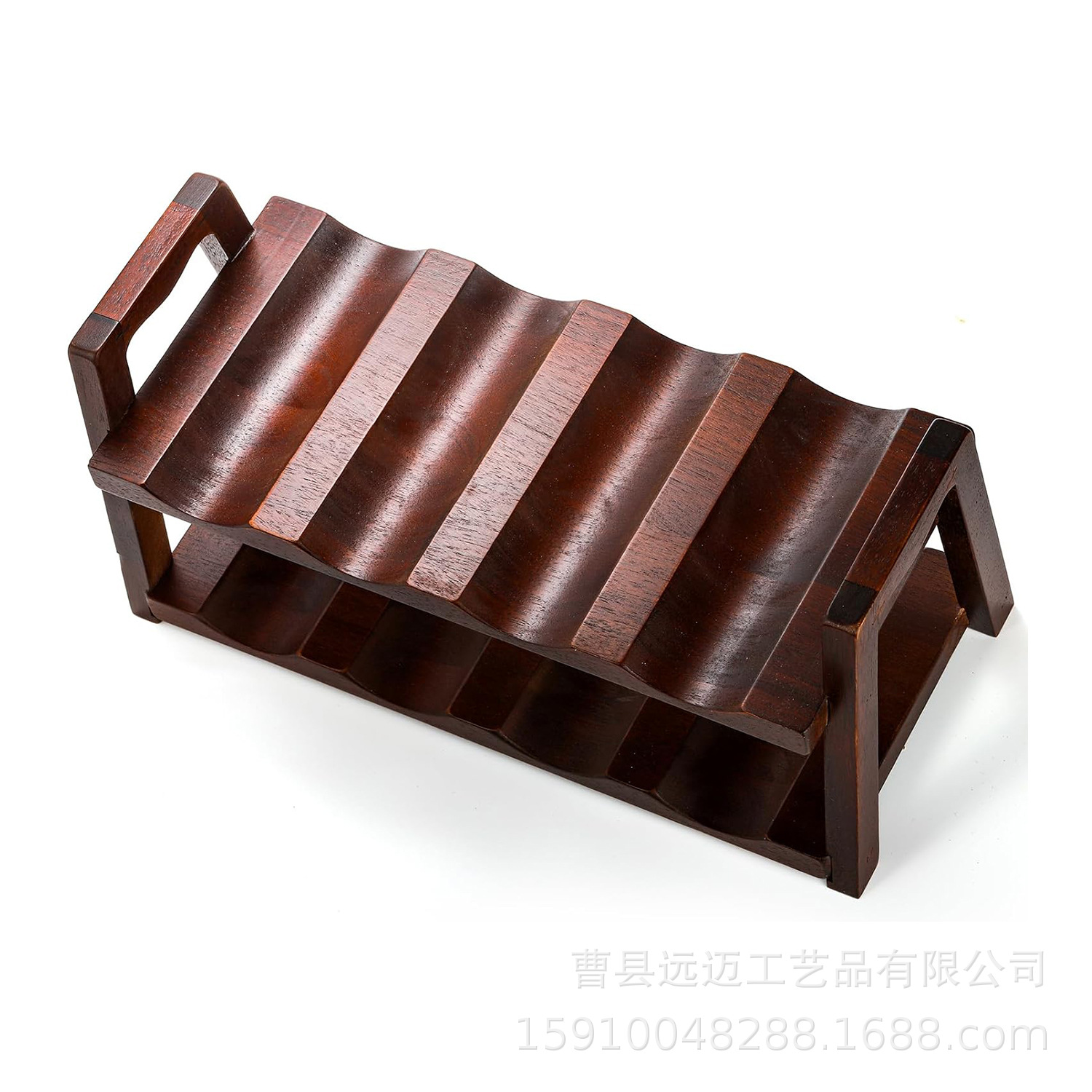 酒架子实木家用小型桌面红酒展示架轻奢客厅酒架子