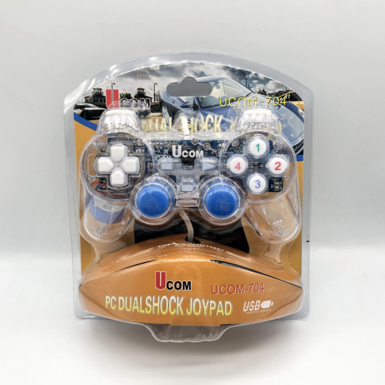 Spot 208usb Transparent Shell Gamepad Luminous 3D Rocker Handle Game Machine Accessories