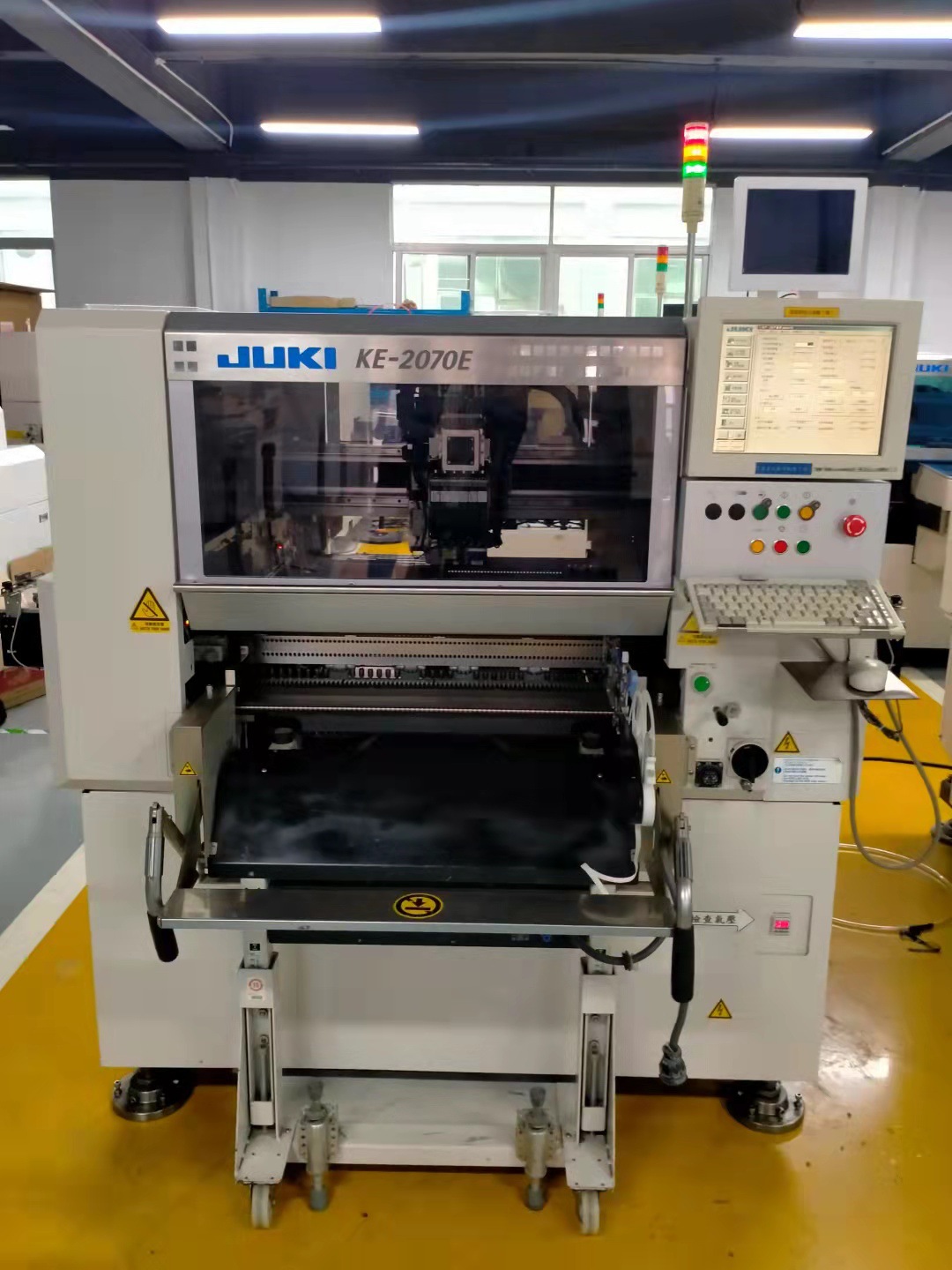 juki2070e加宽型高速小型贴片机六头二手九成新贴片机-阿里巴巴