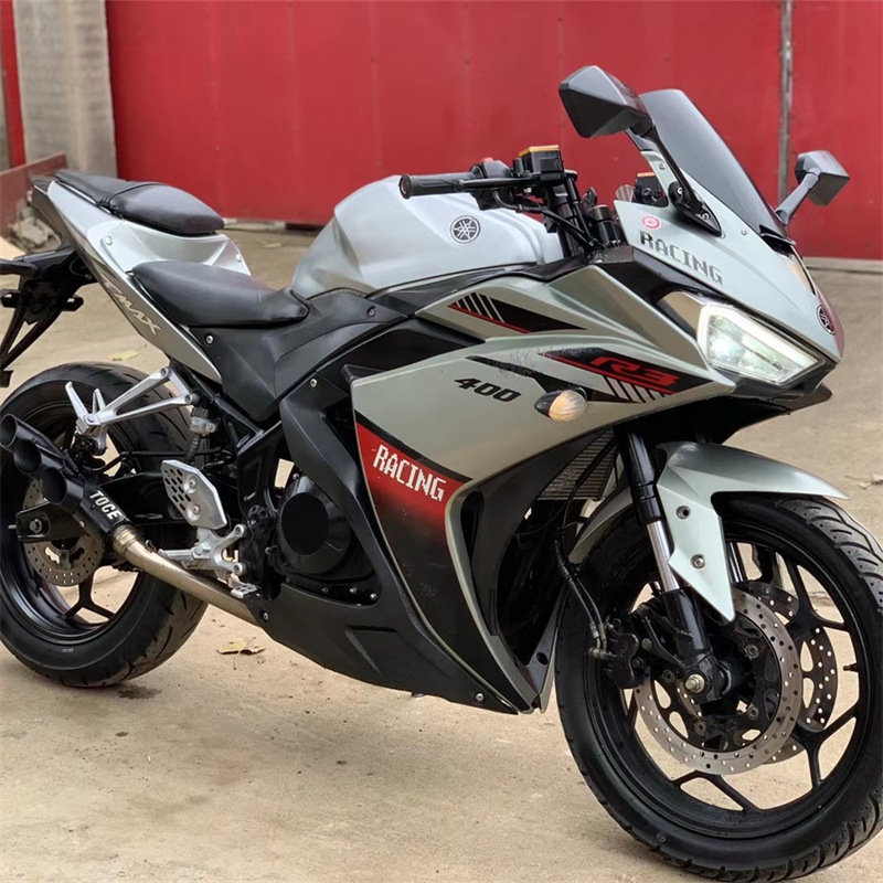 二手雅马哈跑车r35摩托车双缸水冷350cc趴赛重机车带手续