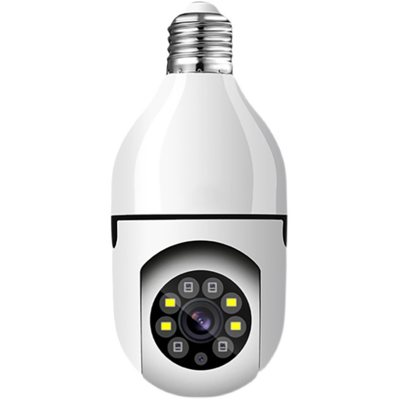 Factory Wholesale 360 Degree Panoramic Surveillance Bulb Camera WiFi Remote Indoor HD Night Vision Panorama Camera