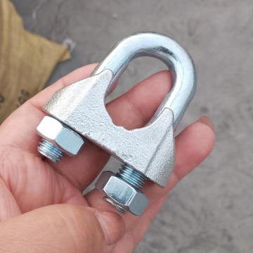 跨境专供din741玛钢钢丝绳卡头 u型夹 收紧器 绳扣 索具 标准规格