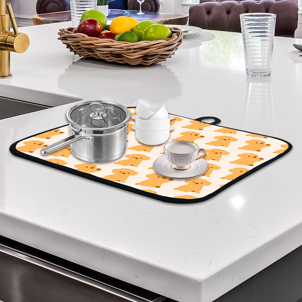 厨房多功能干燥垫沥水垫防滑餐垫台面垫果蔬碗碟吧台干燥垫隔热垫
