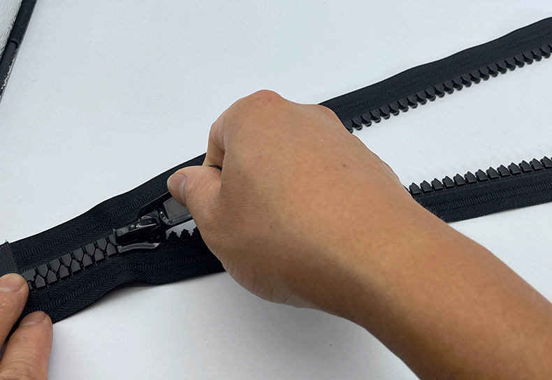 树脂拉链10号双面双头双闭尾拉箱包长拉链时装服饰羽绒服粗牙拉錬