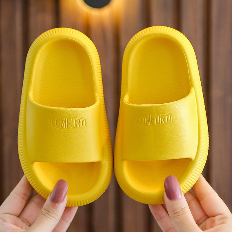 Factory Goods Summer Outdoor Wear Thick-Soled Soft Home Slippers Internet Celebrity Children's Slip-on Slippers Kids' Slippers Boys and Girls