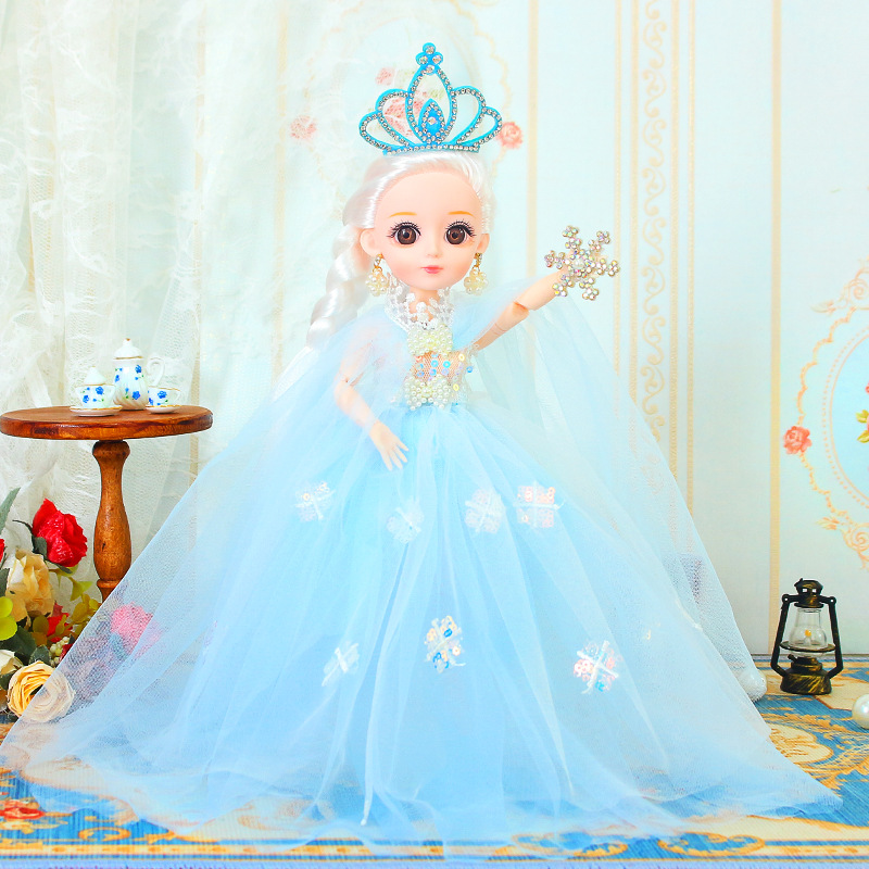 白雪公主音乐唱歌30厘米正版芭比娃娃女孩生日礼物批发明润芭比