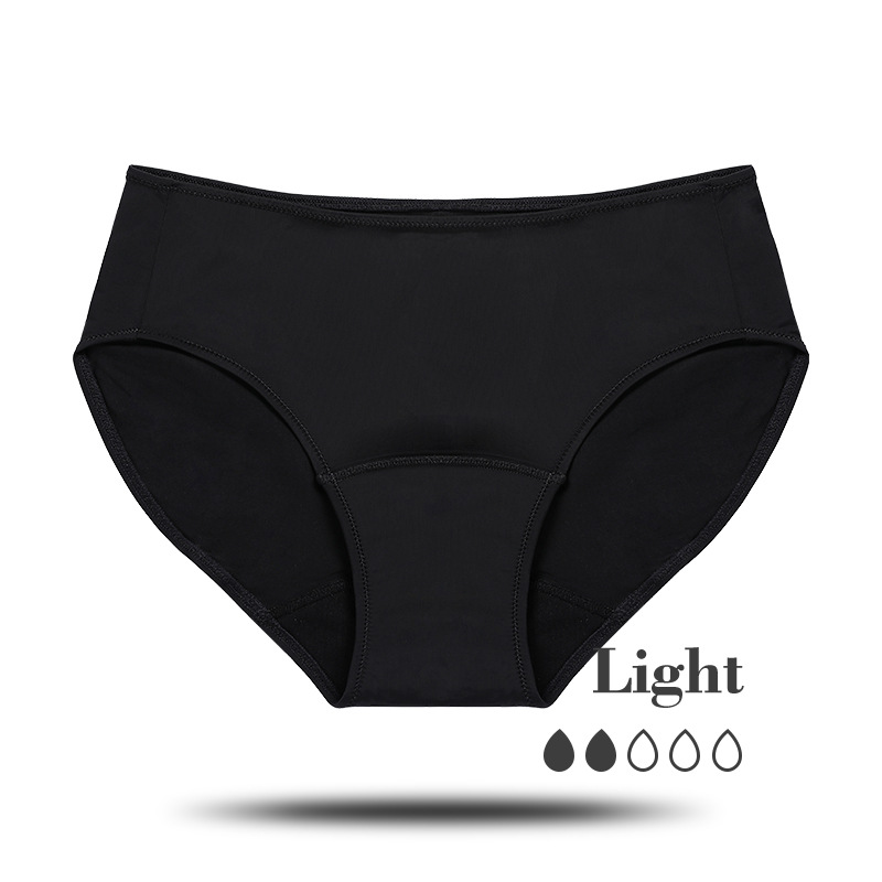 Plus Size Foreign Trade Menstrual Period Physiological Underwear Women's Low Waist Side Leakage Prevention Four-Layer Aunt Underwear Free of Sanitary Weight Sanitary Panty