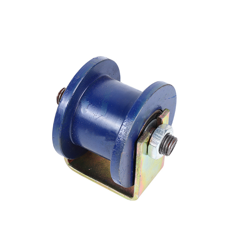 双边滑轮h型轻轨轨道轮工字钢重型方管轨道轮方槽铁钢轮包邮