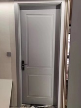 家用室内卧室套装门 木门原木实木复合烤漆门 现代简约隔音套装门
