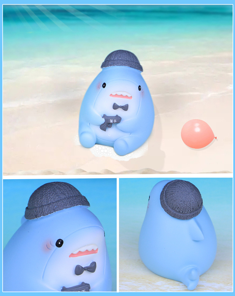 鲨呼呼盲盒新潮玩具手办公仔萌趣小鲨鱼摆件男女生日礼物伴手礼品