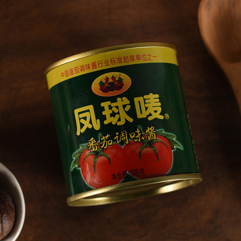凤球唛番茄调味酱198g罐装茄膏糖醋排骨罗宋汤披萨饼蘸酱凉拌