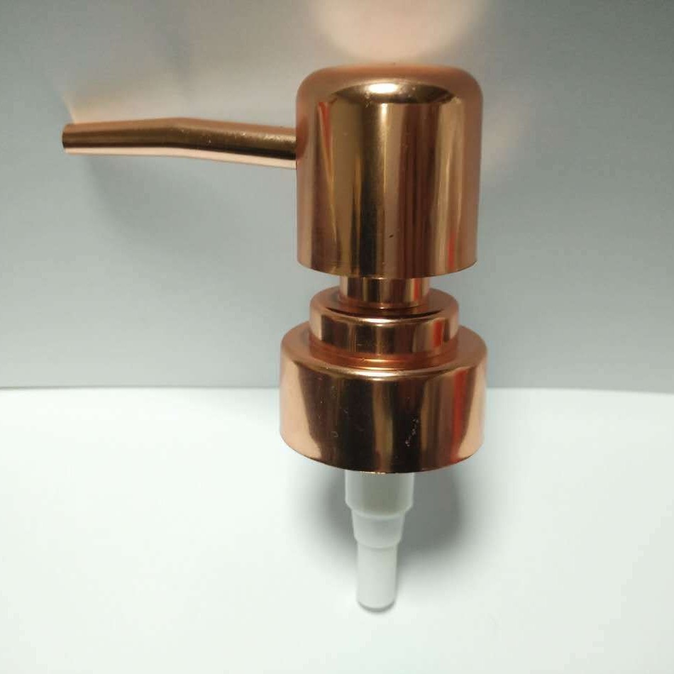 电镀泵头小圆头亚光红古铜卫浴皂液器chp153b