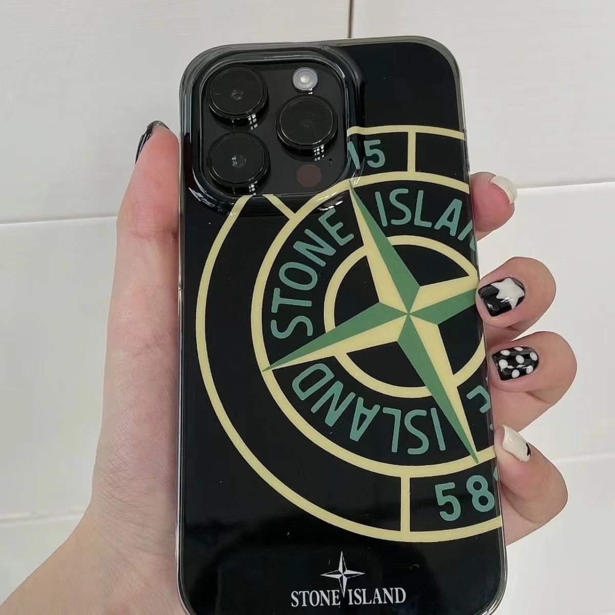 潮流石头岛适用苹果14promax手机壳iphone12黑色13男女xr酷8p软11