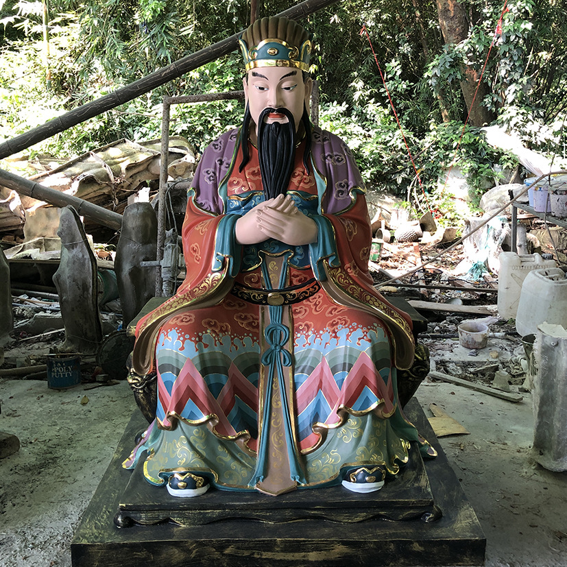 0成交0个相似禅相法器批发树脂玻璃钢地藏王菩萨,极彩红衣地藏王佛像