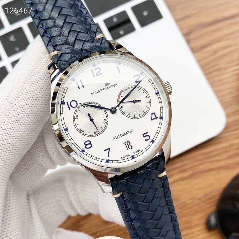 zf葡萄牙手表万家国男士全自动机械葡计七7系列真皮316钢波涛菲诺