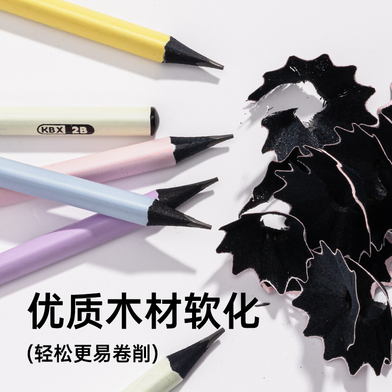 新款三角正姿铅笔学生绘画做题不易断可削款全新升级款盒装