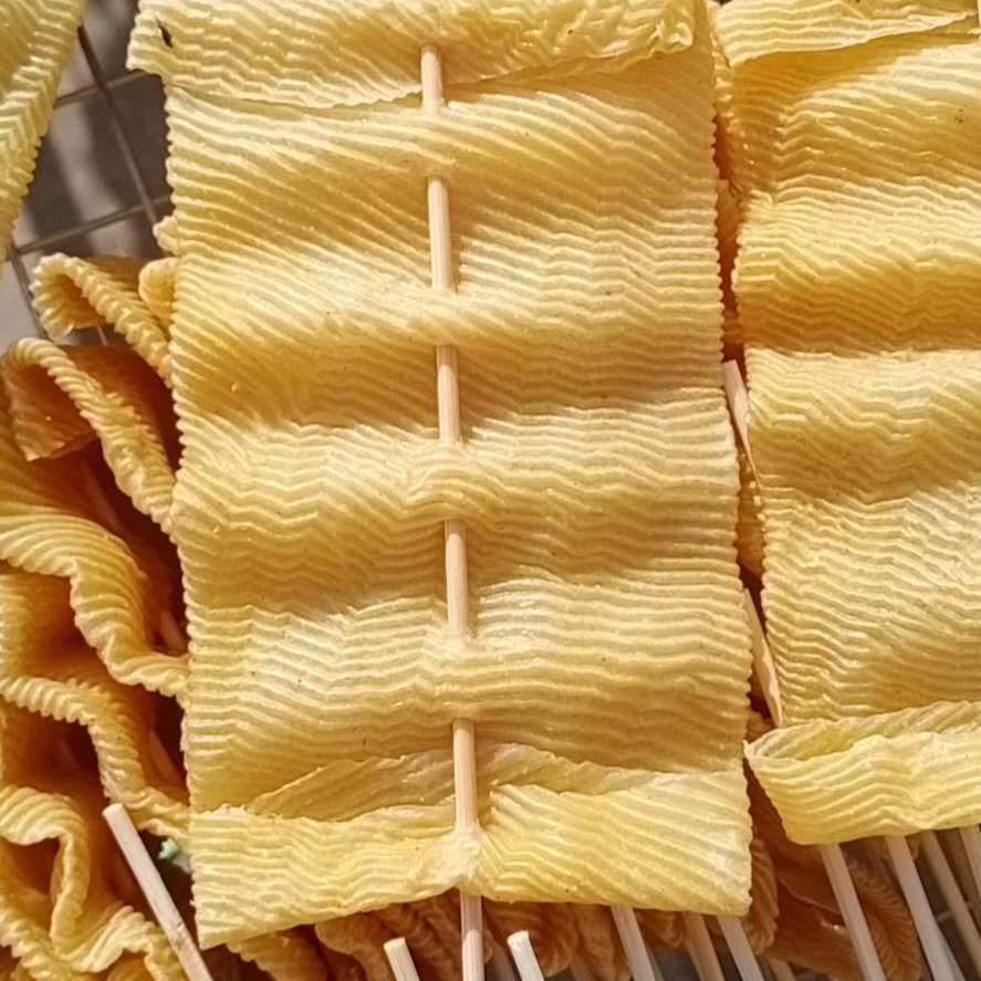 干货豆皮豆干串100串山东特产豆制品多规格炸串火锅关麻辣烫专用