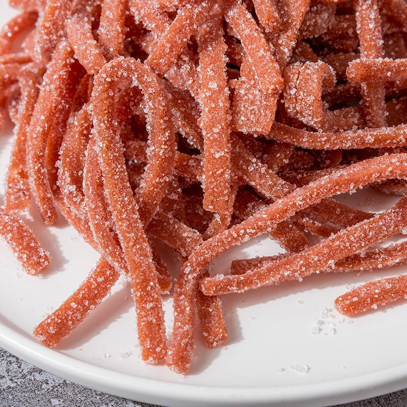 散装雪花山楂丝山楂条酸甜可口山楂制品办公室休闲零食厂家货源