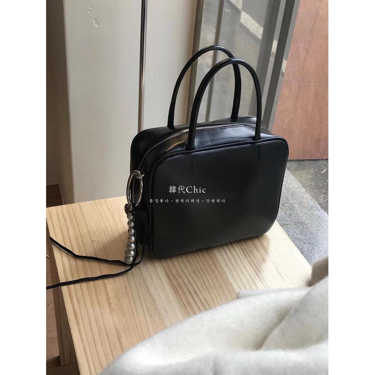 韩代chic 设计师经典复古小众手工牛皮大容量手提包-阿里巴巴