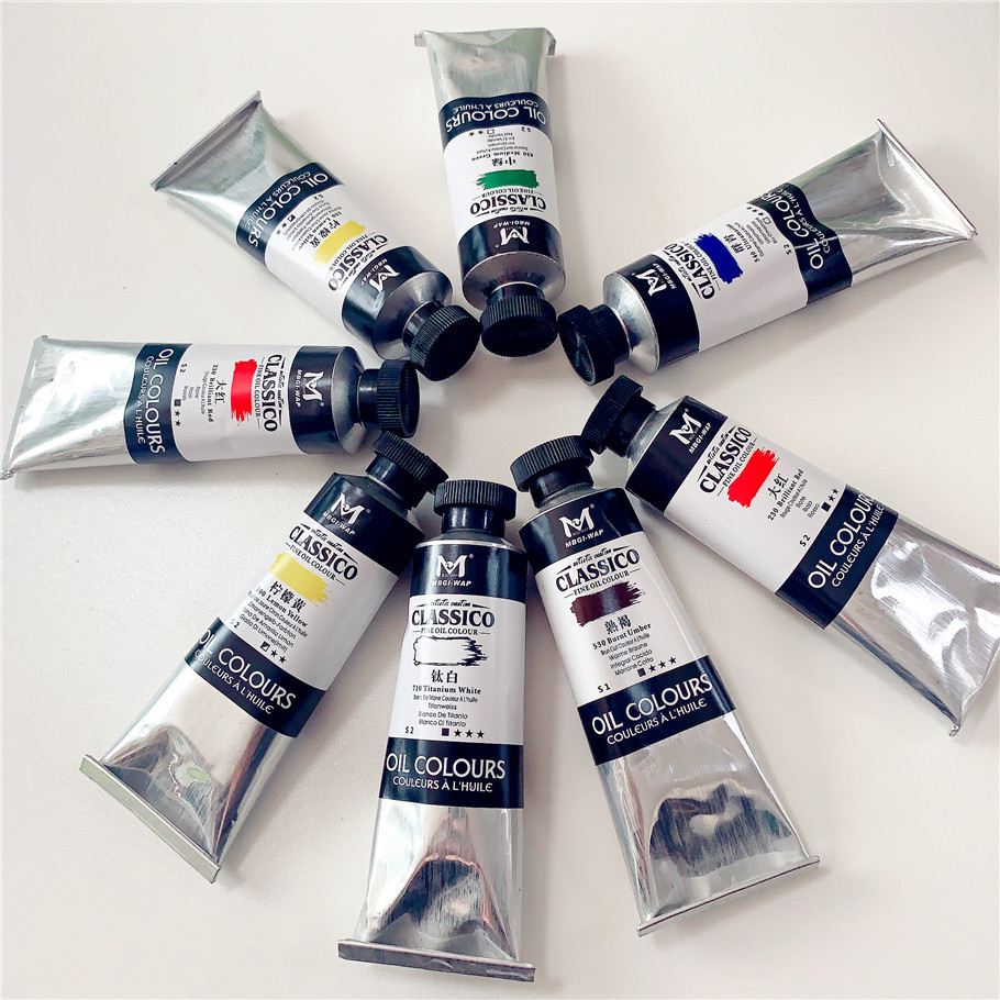 美邦祈富ao油画颜料单支50ml油性三支装学校绘画美术刀画创作推荐