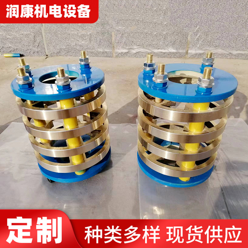 垃圾吊滑环 垃圾吊集电环碳刷刷架厂家供应 供应一体式导电环