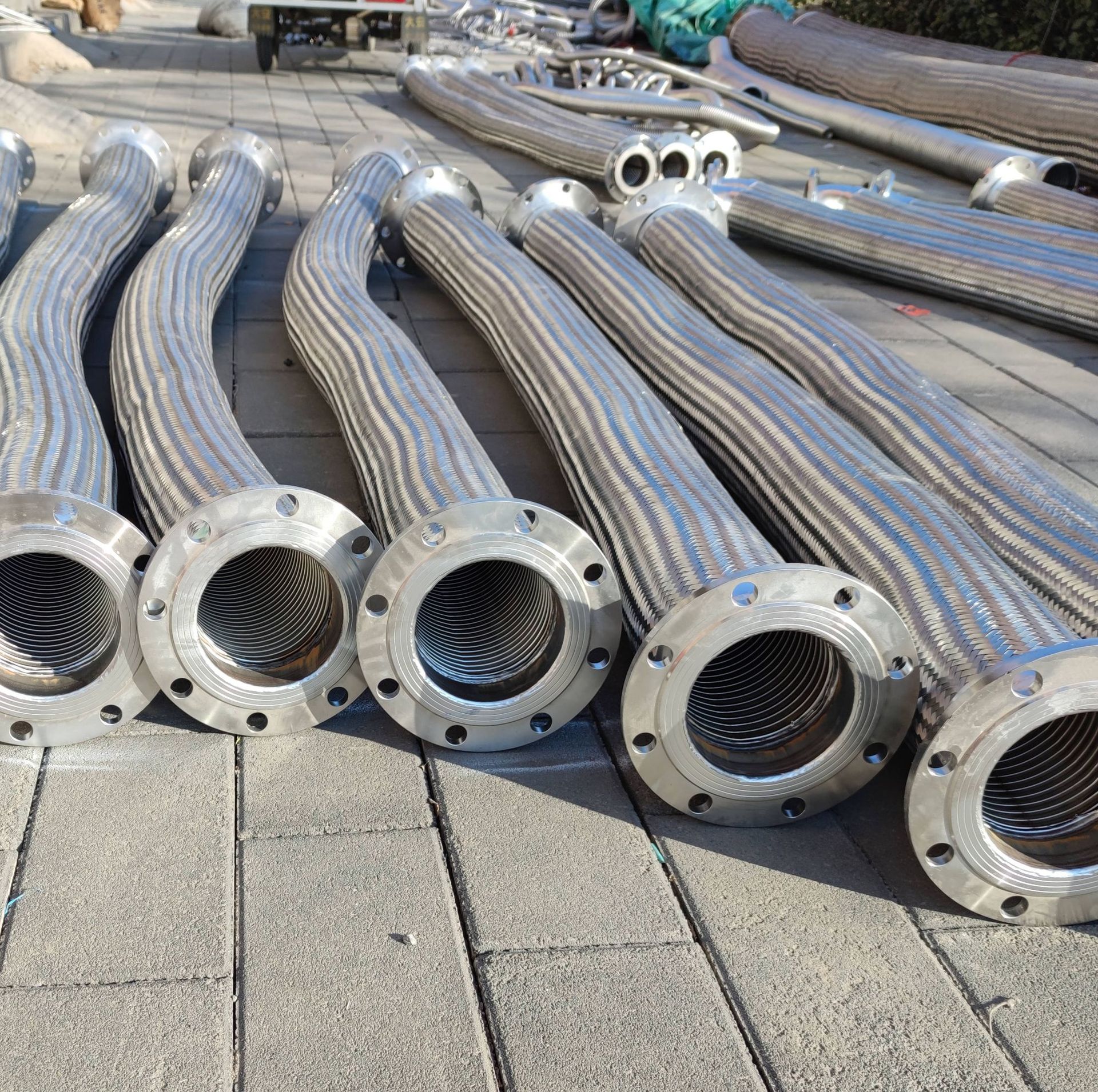 6mpa金属软管高温304波纹管外编钢丝总成