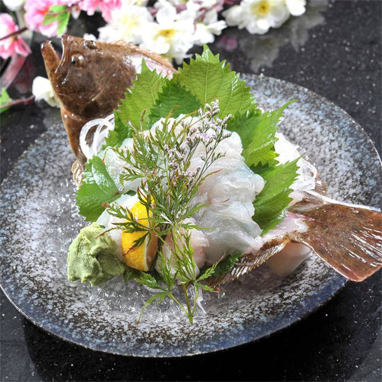 日本料理刺身寿司食材 左口裙边 左口鱼刺身 500克/盒