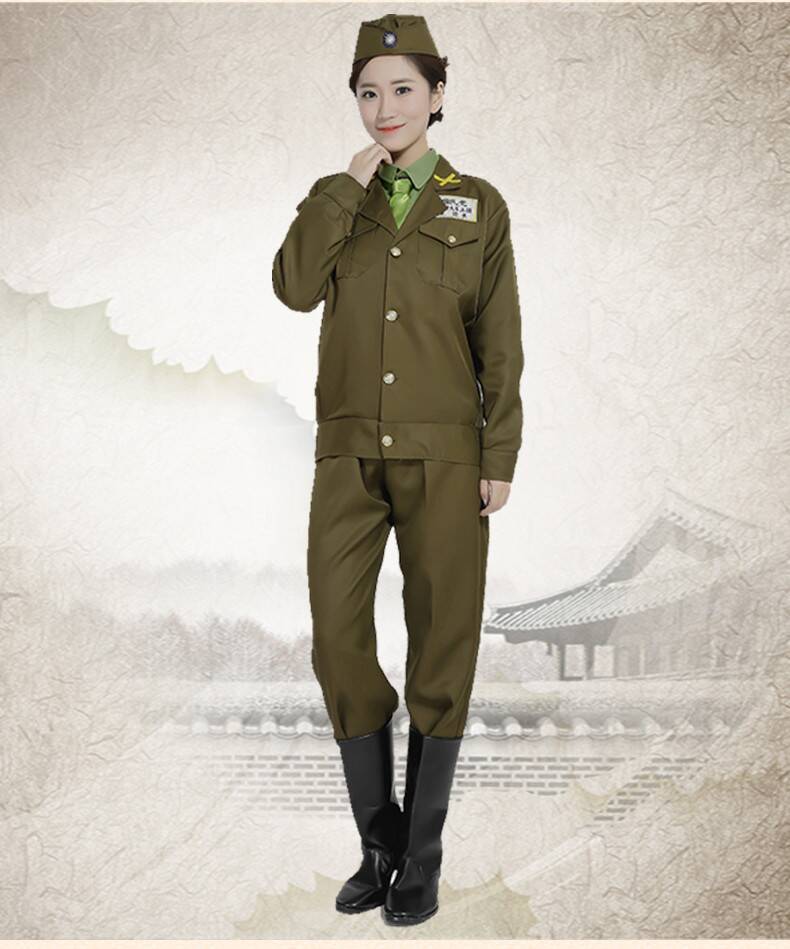 民国军装国民党披风美式军装国军军装军官表演服国军军装演出服装