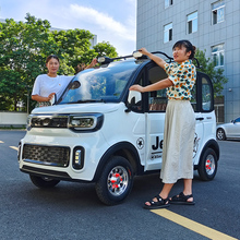 四轮电动车新款女电瓶车家用小型汽车代步车电动轿车学生低速油电