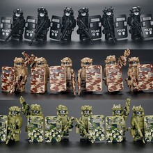 中国积木军事人仔特种兵小人士兵模型拼装玩具男孩子新年礼物