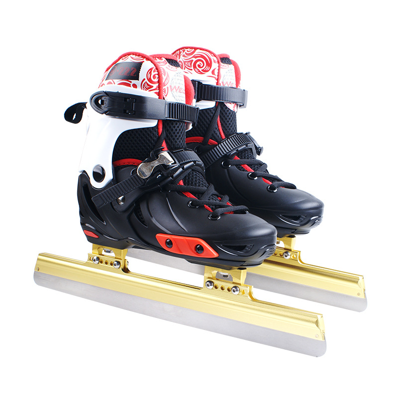 纬球可调速滑冰刀鞋短道速滑冰刀男滑冰鞋女专业儿童初学者真冰鞋