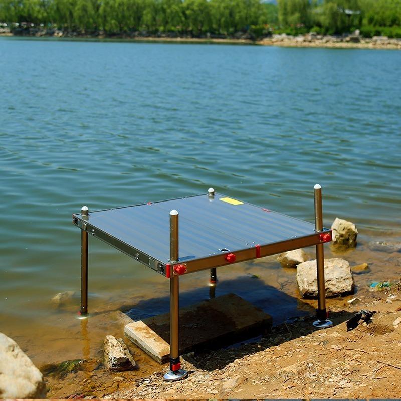 钓台202新款加厚可折叠钓鱼台深水2022钓鱼平台轻跨境厂家直销
