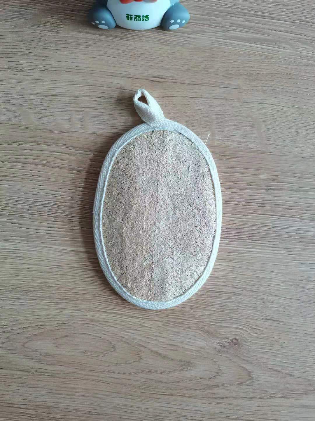 源头厂家丝瓜络原色擦片圆片10x14.5cm厚款酒店家用洗澡沐浴