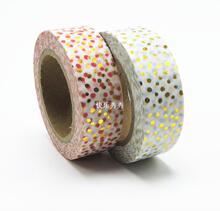 New Foil Washi Tape Office Adhesive Scrapbooking Tools Kawai