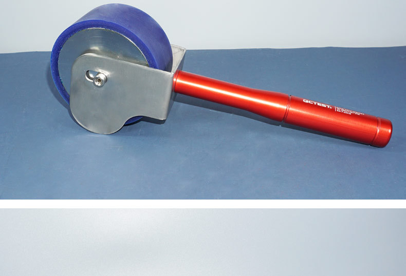 2kg标准手动碾压滚轮实验测试压轮包胶轮胶带初粘性保持 厂家直销