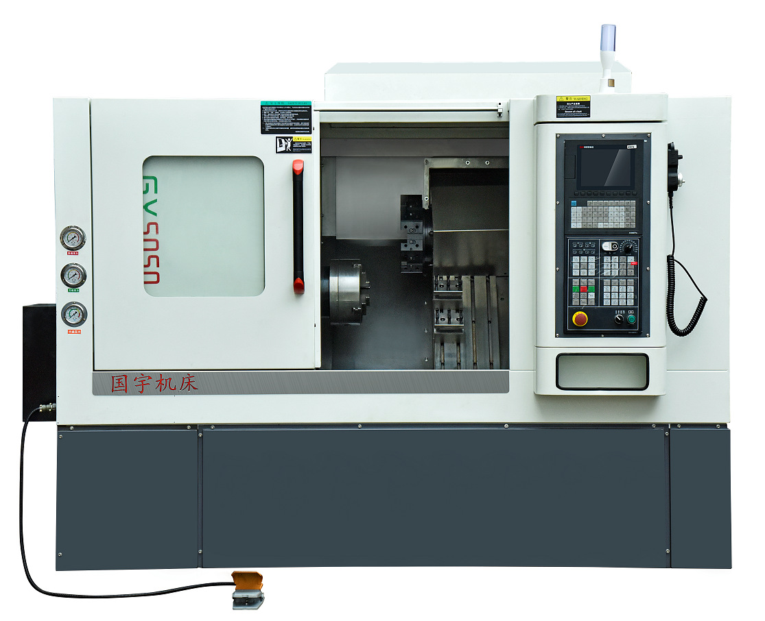 厂家直销gy5050整体斜床身线轨数控机床数控车床