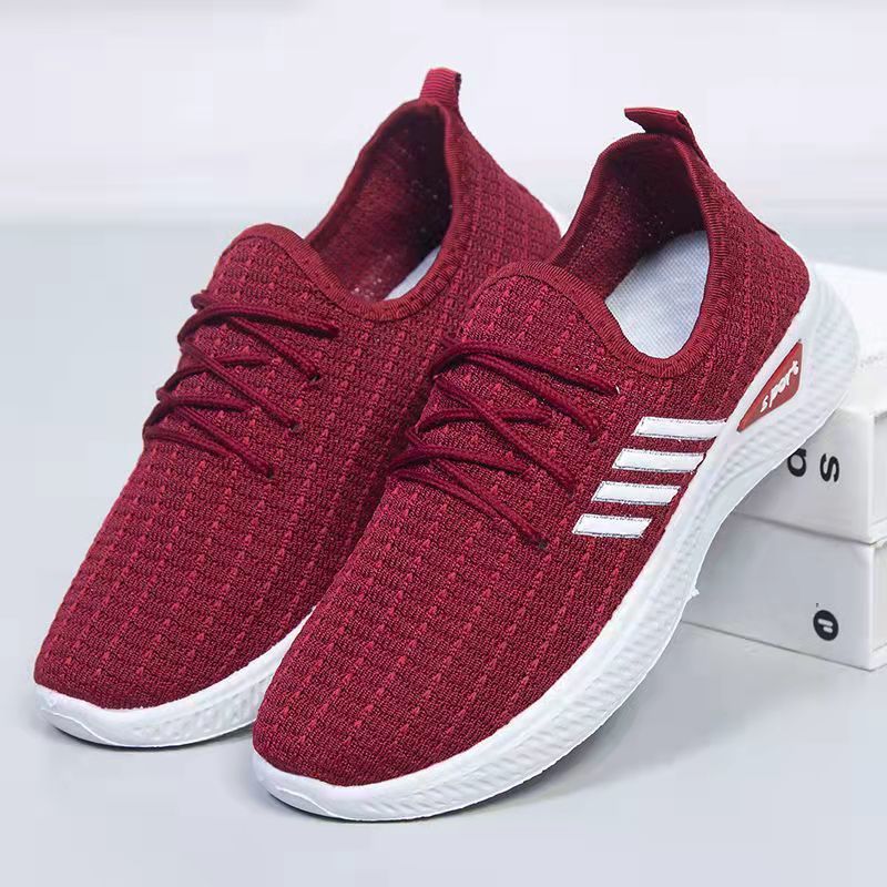 New Spring and Autumn Cloth Shoes Women's Sneaker Casual Shoes Comfortable Flat Women's Thin Shoes Women's Soft Bottom Fashion Platform Shoes Women's