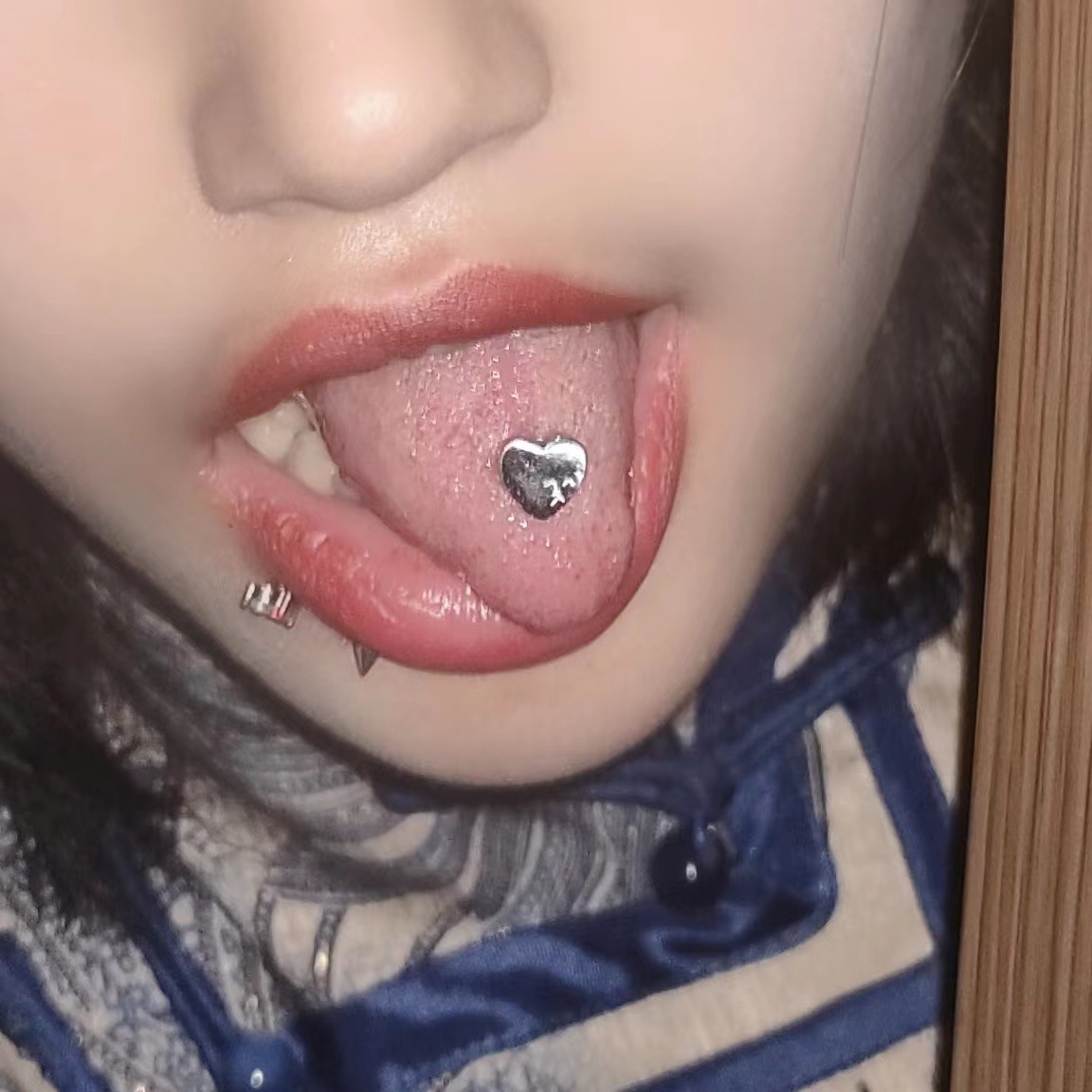 舌环鼻环图片