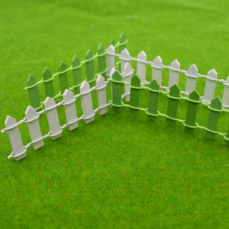 木栅栏模型小围栏 手工diy制作材料沙盘建筑小栏杆迷你微景观