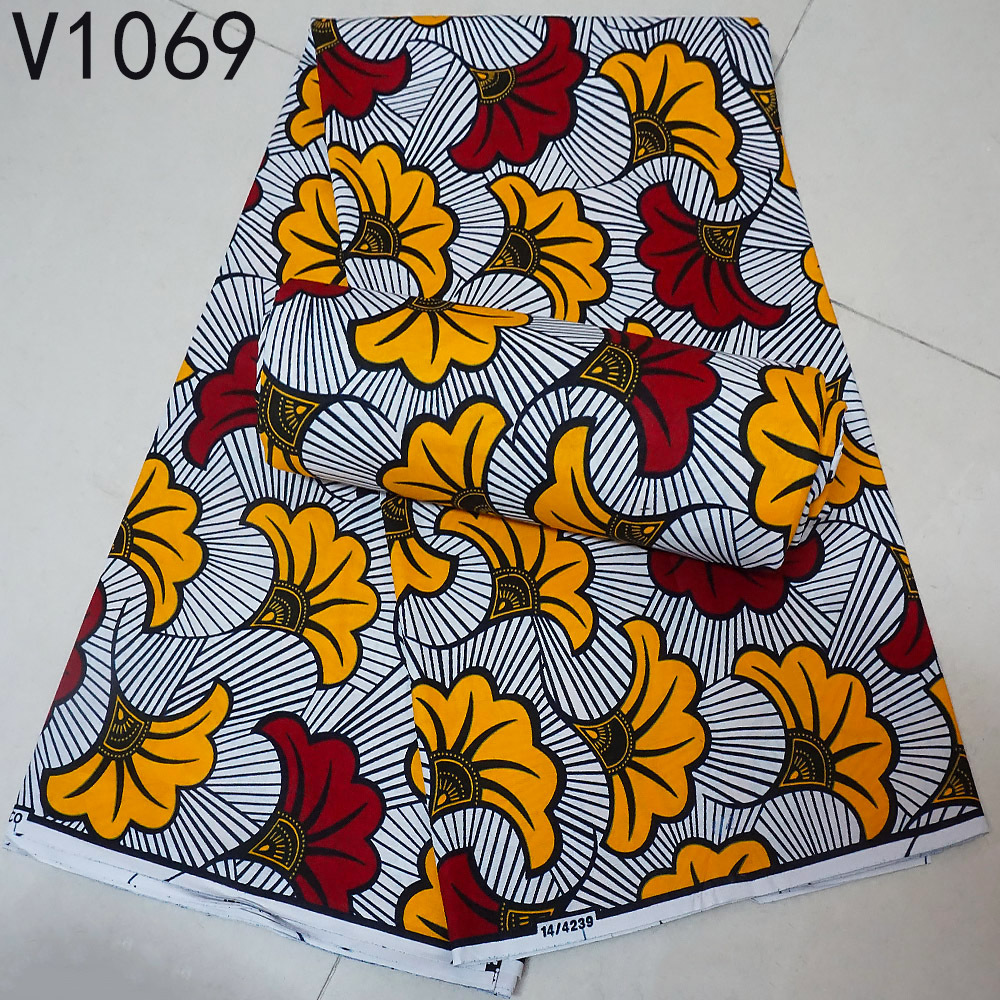 African Cotton Wax Holland Wax Fabric Foreign Trade African Wax Fabric Cotton Fabric