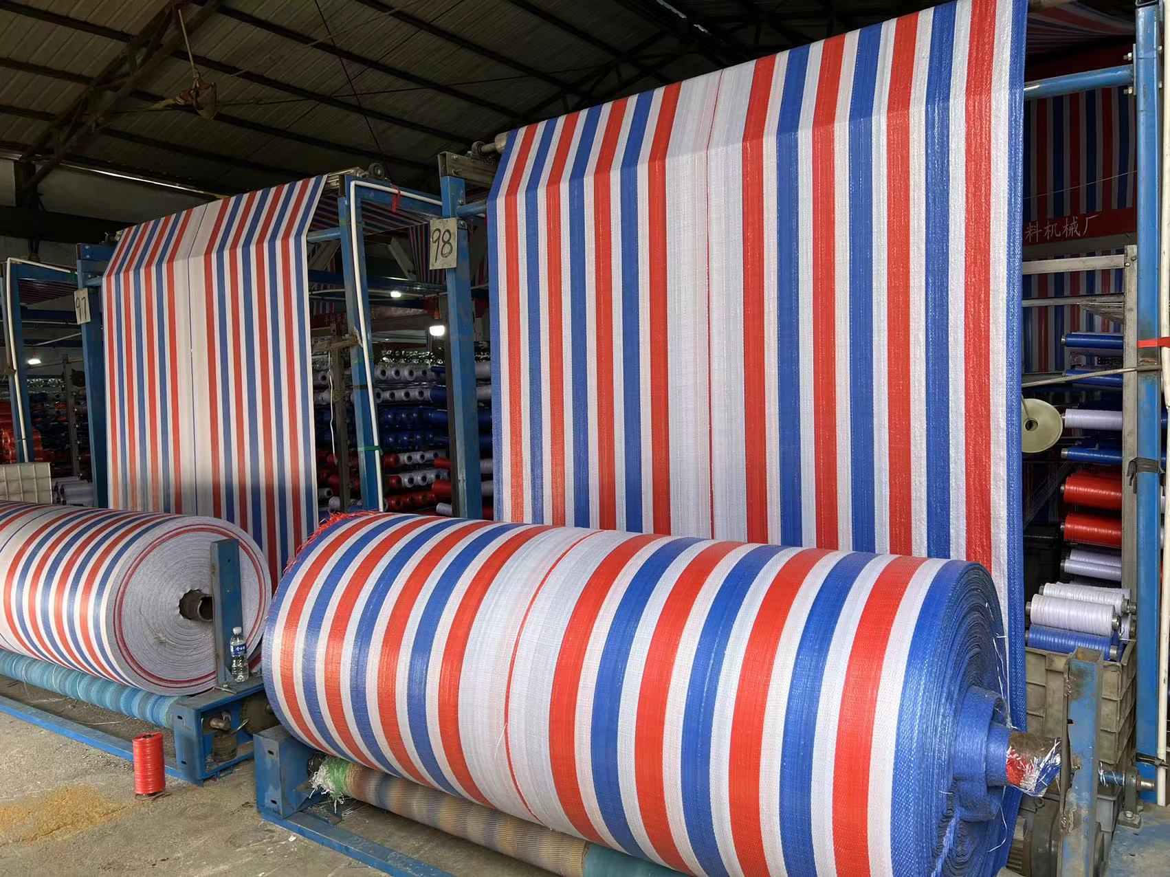 聚丙烯彩条布东北彩条布生产厂家苫布防雨布