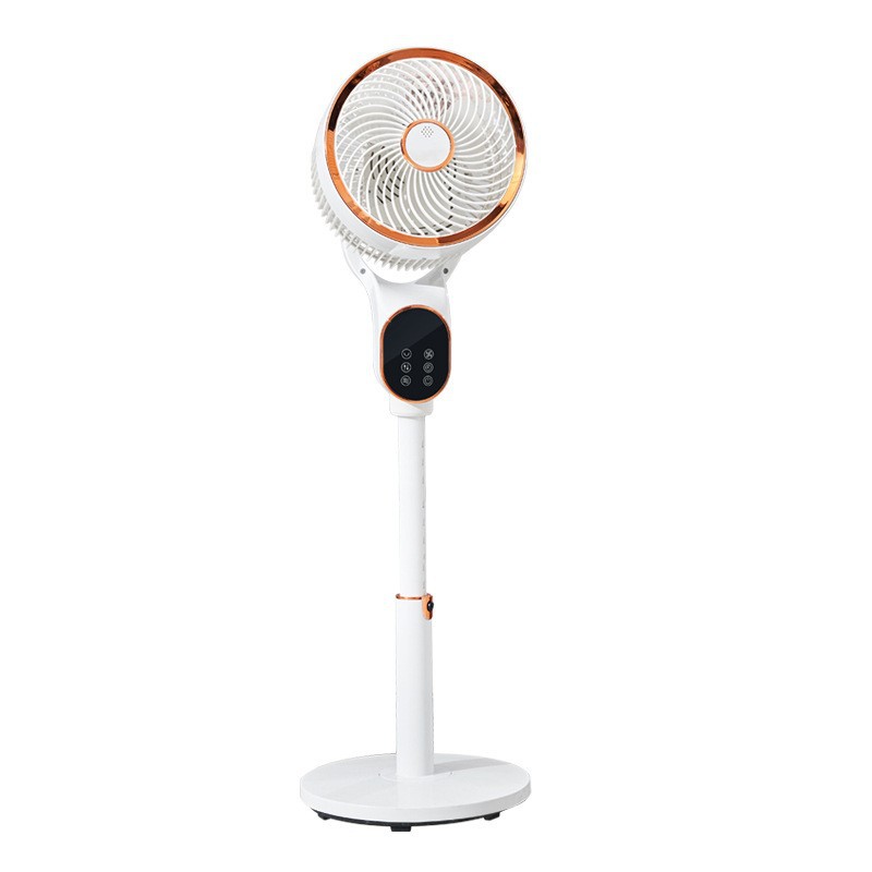 New Voice Air Circulator Household Remote Control Electric Fan Floor Fan Mute Shaking Head Vertical Intelligent Electric Fan