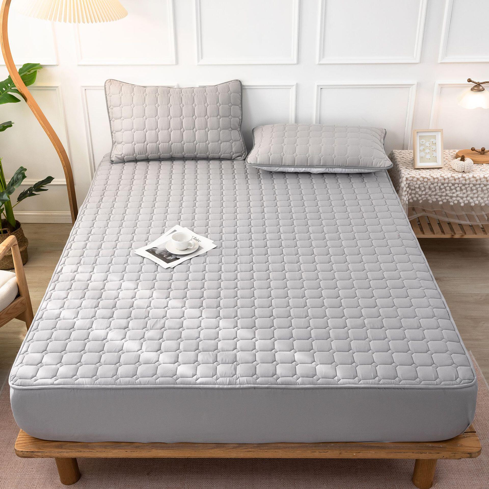 防尘套酒店防滑床套罩 纯色加厚夹棉单床笠 席梦思床垫保护套批发