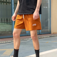 夏季户外美式三分裤训练运动裤男速干篮球裤健身华夫格短裤男女