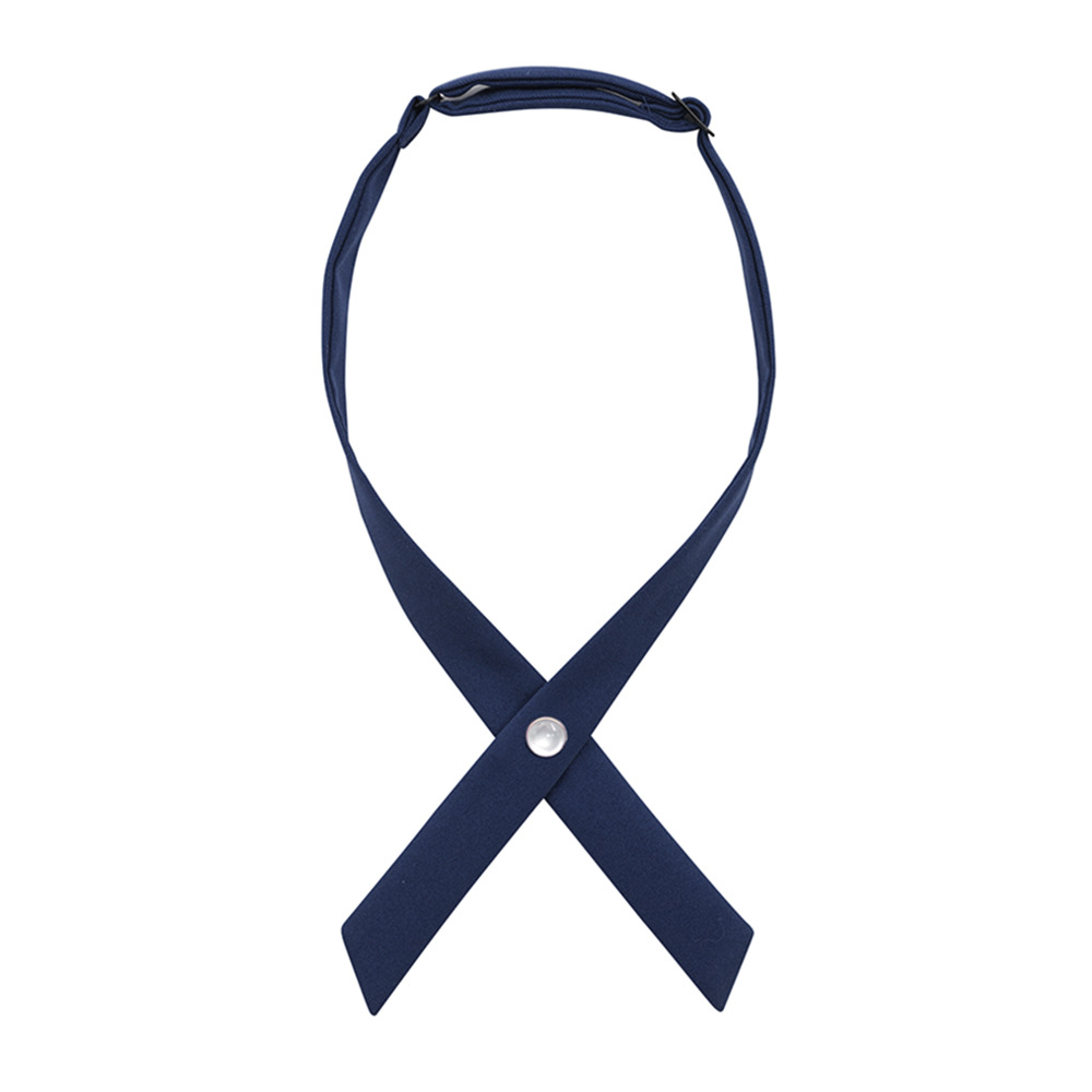 厂家直销泰式十字小交叉纯色领结jk制服蝴蝶结女款日系泰风配饰