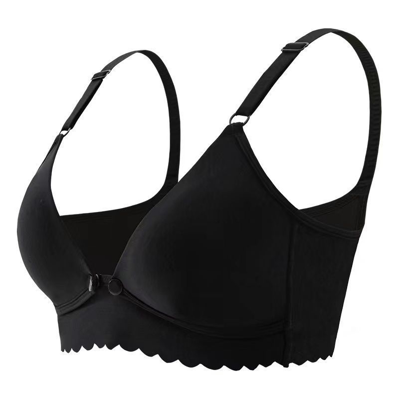 Maternal Lactation Underwear Push up and Anti-Sagging Nursing Front Buckle Maternity Bra for Pregnant Women Pregnant Women Postpartum Only Breathable